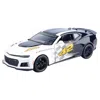 Motormax 2017 Chevrolet Camaro Zl1 No.42 Black & White Gt Racing Series 1-24 Diecast Model Car