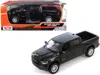 Motormax 2019 Dodge Ram 1500 Crew Cab Laramie Pickup Truck 1 By 24 Diecast Model Car, Black