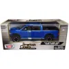 Motormax 2019 Ram Rebel 1500 Crew Cab Pickup Truck Blue Metallic American Classics Series 1-24 To 1-27 Scale 