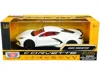 Motormax 2020 Chevrolet Corvette C8 Stingray White With Red Interior "history Of Corvette" Series 1/24 Diecas