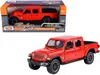 Motormax 1-24 & 1-27 Diecast Model Car For 2021 Jeep Gladiator Overland Closed Top Pickup Truck Red