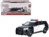 Motormax 2022 Ford Police Interceptor Utility Black And White "builder's Kit" With Flashing Light Bar And Fro In Multi
