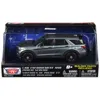 Motormax 2022 Ford Police Interceptor Utility Gray Metallic Unmarked Custom Builders Kit Law Enforcement & Pu