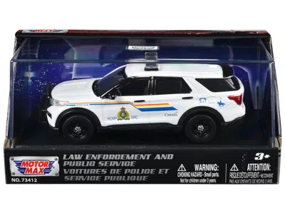 Motormax 2022 Ford Police Interceptor Utility "rcmp (royal Canadian Mounted Police)" White "law Enforcement A