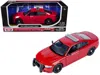 Motormax 2023 Dodge Charger Pursuit Police Car Red "law Enforcement And Public Service" Series 1/24 Diecast M In Red