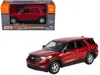 Motormax 2023 Ford Explorer Red Metallic "timeless Legends" Series 1/43 Diecast Model Car By  In Red