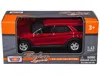 Motormax 2023 Ford Explorer Red Metallic Timeless Legends Series 1-43 Scale Diecast Model Car