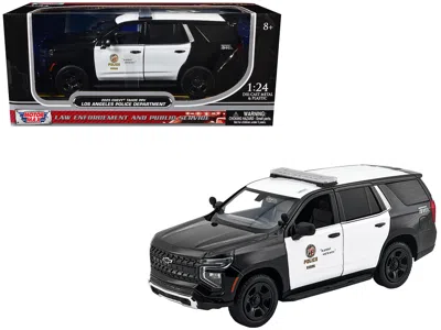 Motormax 2025 Chevrolet Tahoe Police Pursuit Vehicle "los Angeles Police Department (lapd)" Black And White "