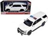 Motormax 2025 Chevrolet Tahoe Ppv White "custom Builder's Kit - Law Enforcement And Public Service" Series In White