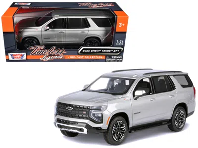 Motormax 2025 Chevrolet Tahoe Z71 Gray Metallic "timeless Legends" Series 1/24 Diecast Model Car By