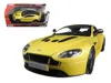 Motormax 1 By 24 Aston Martin Vantage S V12 Diecast Model Car, Yellow