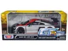 Motormax Audi R8 Lms Gt3 Silver Metallic With Graphics "gt Racing" Series 1/24 Diecast Model Car By