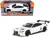Motormax Bmw M2 Gt3 White "timeless Legends" Series 1/24 Diecast Model Car By  In White