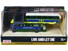 Motormax Double Decker Bus "san Monique Transport" "hitting Bridge Scene" James Bond 007 "live And Let Die" (