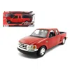 Motormax Ford F-150 Pickup Truck Flareside Supercab Red 1-24 Diecast Model Car