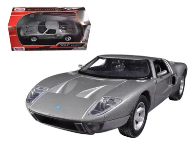 Motormax 1 By 24 Ford Gt Diecast Car Model, Silver