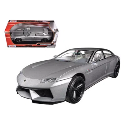 Motormax Lamborghini Estoque Grey 1-24 Diecast Model Car