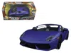 Motormax 1 By 24 Scale Diecast Lamborghini Gallardo Lp 560-4 Matt Purple Model Car