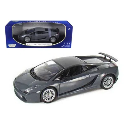 Motormax Lamborghini Gallardo Superleggera Grey 1-18 Diecast Model Car