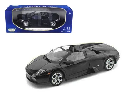 Motormax Lamborghini Murcielago Roadster Black 1/18 Diecast Model Car By