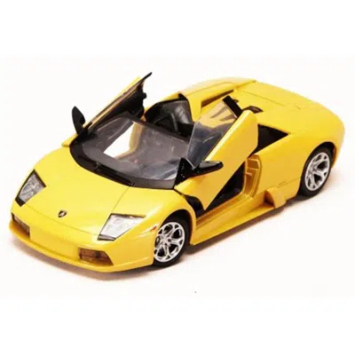 Motormax Lamborghini Murcielago Roadster Model Car, Yellow