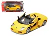 Motormax Lamborghini Murcielago Roadster Yellow Metallic 1/24 Diecast Model Car By
