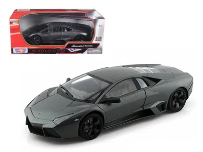 Motormax Lamborghini Reventon Gray Metallic 1/18 Diecast Model Car By