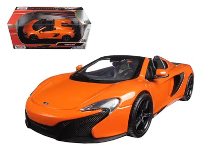 Motormax Mclaren 650s Spider Model Car, Orange