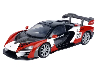 Motormax Mclaren Senna #22 Black With Red And White Graphics "gt Racing" Series 1/24 Diecast Model Car By Mot