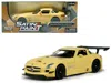 Motormax Mercedes Benz Sls Amg Gt3 Matte Yellow 1/24 Diecast Model Car