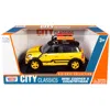 Motormax Mini Cooper S Countryman With Roof Rack And Accessories Yellow Metallic And Black "city Classics" Se