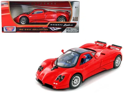 Motormax Pagani Zonda C12 Red 1/18 Diecast Model Car By