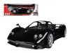 Motormax Pagani Zonda F Black 1/18 Diecast Car Model By  In Black