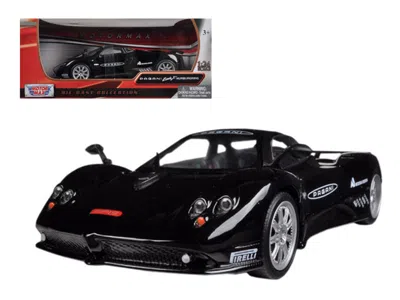 MOTORMAX PAGANI ZONDA F NURBURGRING BLACK 1/24 DIECAST CAR MODEL BY MOTORMAX