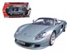 Motormax 73163s-bk 1 By 18 Porsche Carrera Gt Silver With Interior Diecast Model Car Black