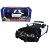 Motormax Toy 1-24 2011 Dodge Charger Pursuit Police Diecast Model Car With Front & Rear Lights & 2 Sounds - Black