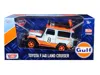 Motormax Toyota Fj40 Land Cruiser #8 "gulf Oil" White Limited Edition To 2400 Pieces Worldwide 1/24 Diecast M