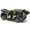 Motormax Toyota Land Cruiser 1 By 24 Scale Diecast Model Car, Black Metallic