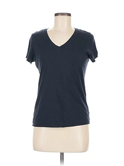 Pre-owned Mott & Bow Short Sleeve T-shirt In Blue