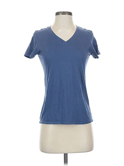 Pre-owned Mott & Bow Short Sleeve T-shirt In Blue