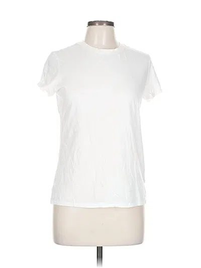 Pre-owned Mott & Bow Short Sleeve T-shirt In White