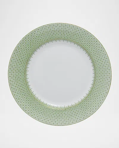 Mottahedeh Apple Lace Dessert Plate In Green