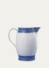 Mottahedeh Blue Lace Pitcher In Blue
