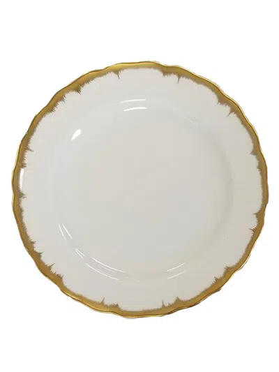 Mottahedeh Chelsea Feather Gold Bread And Butter Plate