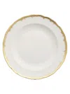Mottahedeh Chelsea Feather Dinner Plate In Gold