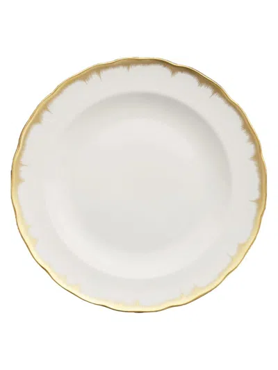 Mottahedeh Chelsea Feather Dinner Plate In Gold