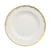 Mottahedeh Chelsea Feather Dinner Plate In White