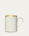 Mottahedeh Chelsea Feather Gold Mug, 8 Oz. In Gld/wht