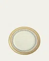 Mottahedeh Chinoise Blue Bread & Butter In Gold/blue