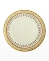 Mottahedeh Chinoise Blue Dinner Plate In Gold/blue